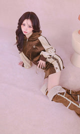 モデル：158cm（着用サイズ：FREE　着用カラー：BRN）