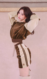 モデル：158cm（着用サイズ：FREE　着用カラー：BRN）