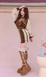 モデル：158cm（着用サイズ：FREE　着用カラー：BRN）