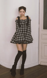 モデル：158cm（着用サイズ：FREE　着用カラー：BLK）