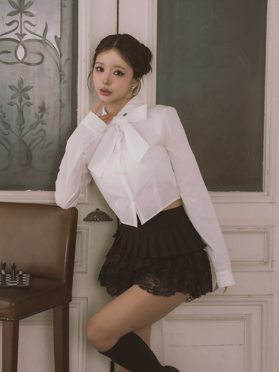 モデル：158cm（着用サイズ：FREE　着用カラー：WHT）