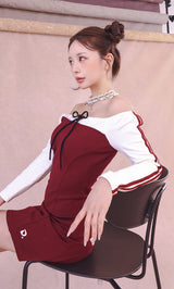 モデル：158cm（着用サイズ：FREE　着用カラー：BRD）