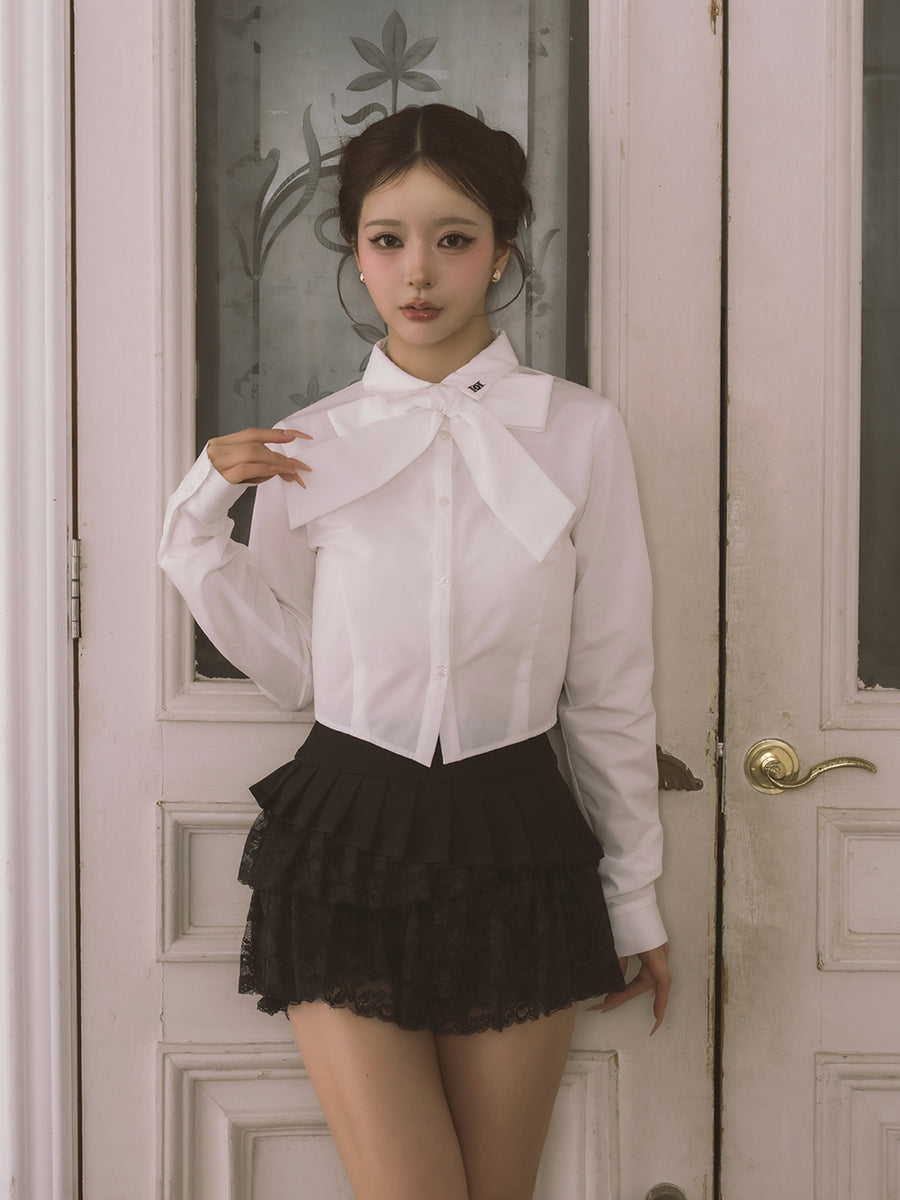 モデル：158cm（着用サイズ：FREE　着用カラー：WHT）