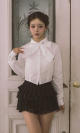 モデル：158cm（着用サイズ：FREE　着用カラー：WHT）