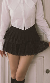 モデル：158cm（着用サイズ：S　着用カラー：BLK）