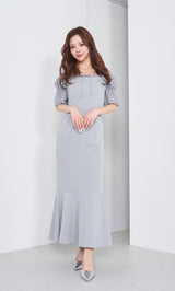 モデル：158cm（着用サイズ：FREE　着用カラー：SAX）