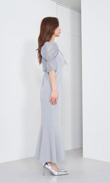 モデル：158cm（着用サイズ：FREE　着用カラー：SAX）