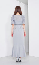 モデル：158cm（着用サイズ：FREE　着用カラー：SAX）