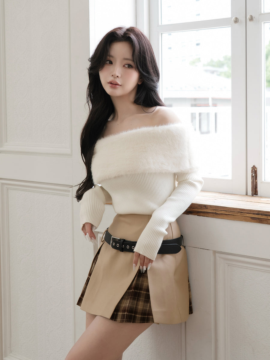 モデル：158cm（着用サイズ：FREE　着用カラー：WHT）