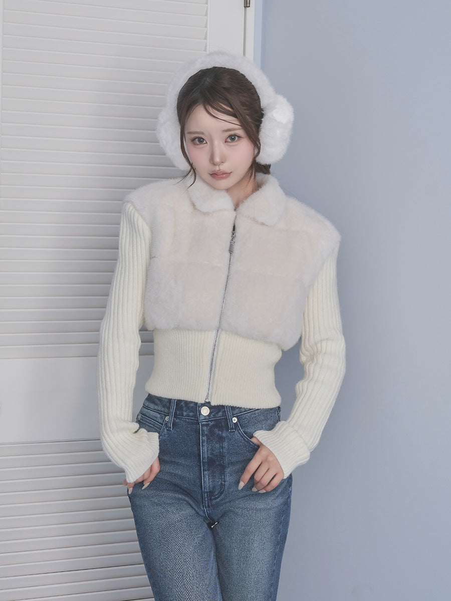 モデル：158cm（着用サイズ：FREE　着用カラー：WHT）