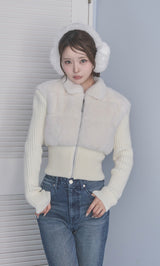 モデル：158cm（着用サイズ：FREE　着用カラー：WHT）