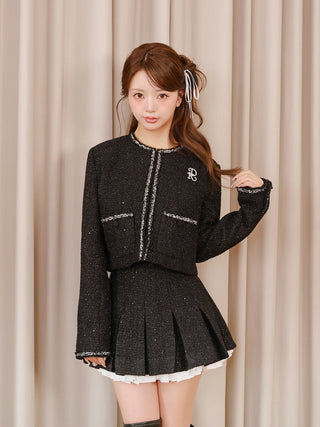 モデル：158cm（着用サイズ：FREE　着用カラー：BLK）