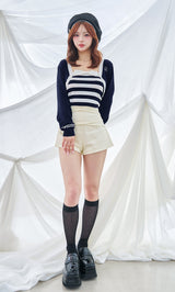 モデル：158cm（着用サイズ：FREE　着用カラー：NVY）