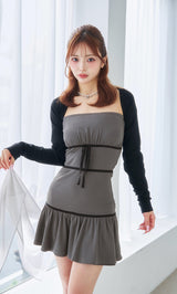 モデル：158cm（着用サイズ：FREE　着用カラー：GRY）