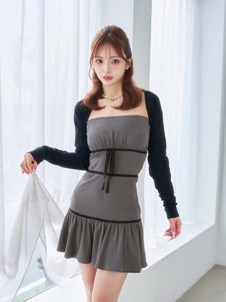 モデル：158cm（着用サイズ：FREE　着用カラー：GRY）