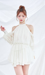 モデル：158cm（着用サイズ：FREE　着用カラー：WHT）