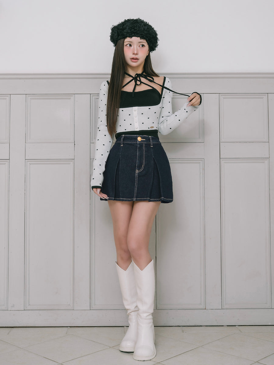 モデル：158cm（着用サイズ：FREE　着用カラー：WHT）