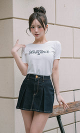 モデル：158cm（着用サイズ：FREE　着用カラー：WHT）