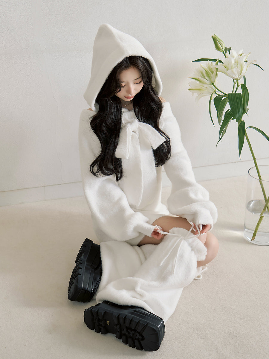 モデル：158cm（着用サイズ：FREE　着用カラー：WHT）