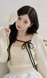 モデル：158cm（着用サイズ：FREE　着用カラー：IVO）