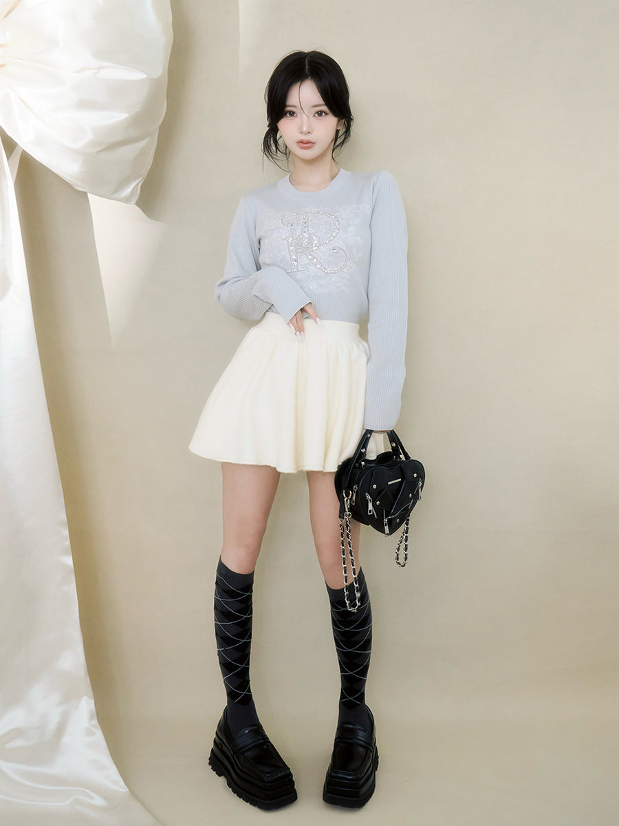 モデル：158cm（着用サイズ：FREE　着用カラー：IVO）