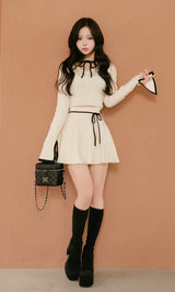 モデル：158cm（着用サイズ：FREE　着用カラー：IVO）