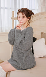 モデル：158cm（着用サイズ：FREE　着用カラー：GRY）
