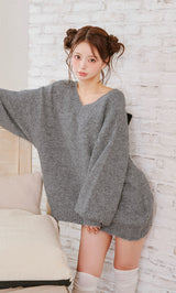 モデル：158cm（着用サイズ：FREE　着用カラー：GRY）