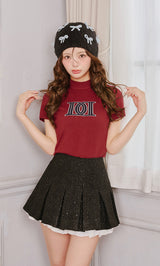 モデル：158cm（着用サイズ：FREE　着用カラー：RED）