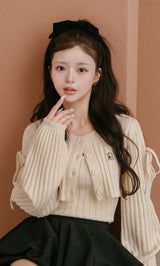 モデル：158cm（着用サイズ：FREE　着用カラー：IVO）