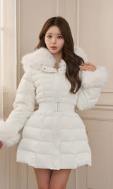 モデル：158cm（着用サイズ：S　着用カラー：WHT）