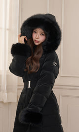 モデル：158cm（着用サイズ：S　着用カラー：BLK）