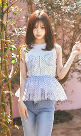 モデル：158cm（着用サイズ：FREE　着用カラー：WHT）