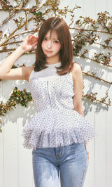 モデル：158cm（着用サイズ：FREE　着用カラー：WHT）