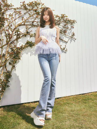 モデル：158cm（着用サイズ：FREE　着用カラー：WHT）