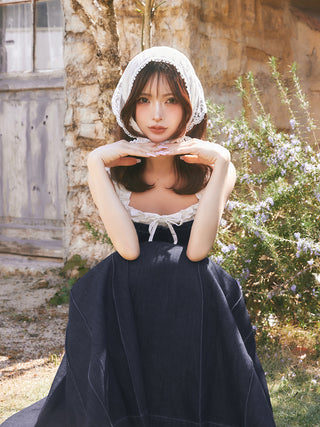 モデル：158cm（着用サイズ：FREE　着用カラー：IND）