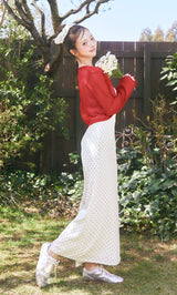 モデル：158cm（着用サイズ：FREE　着用カラー：WHT）