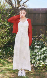 モデル：158cm（着用サイズ：FREE　着用カラー：WHT）