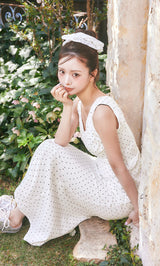 モデル：158cm（着用サイズ：FREE　着用カラー：WHT）