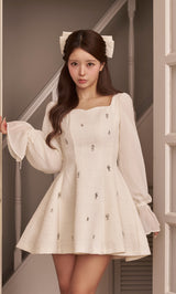 モデル：158cm（着用サイズ：FREE　着用カラー：WHT）
