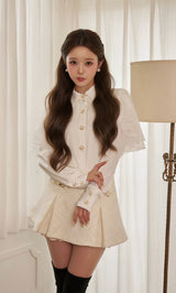 モデル：158cm（着用サイズ：FREE　着用カラー：WHT）