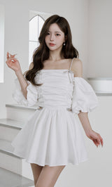モデル：158cm（着用サイズ：FREE　着用カラー：WHT）