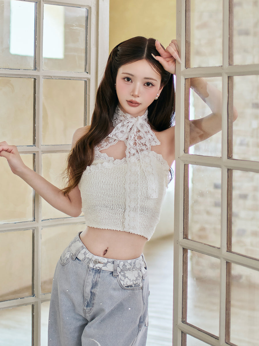 モデル：158cm（着用サイズ：FREE　着用カラー：IVO）