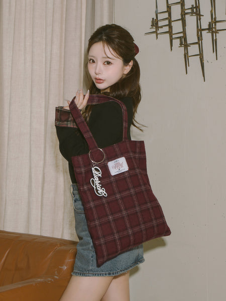 Check Tote Bag