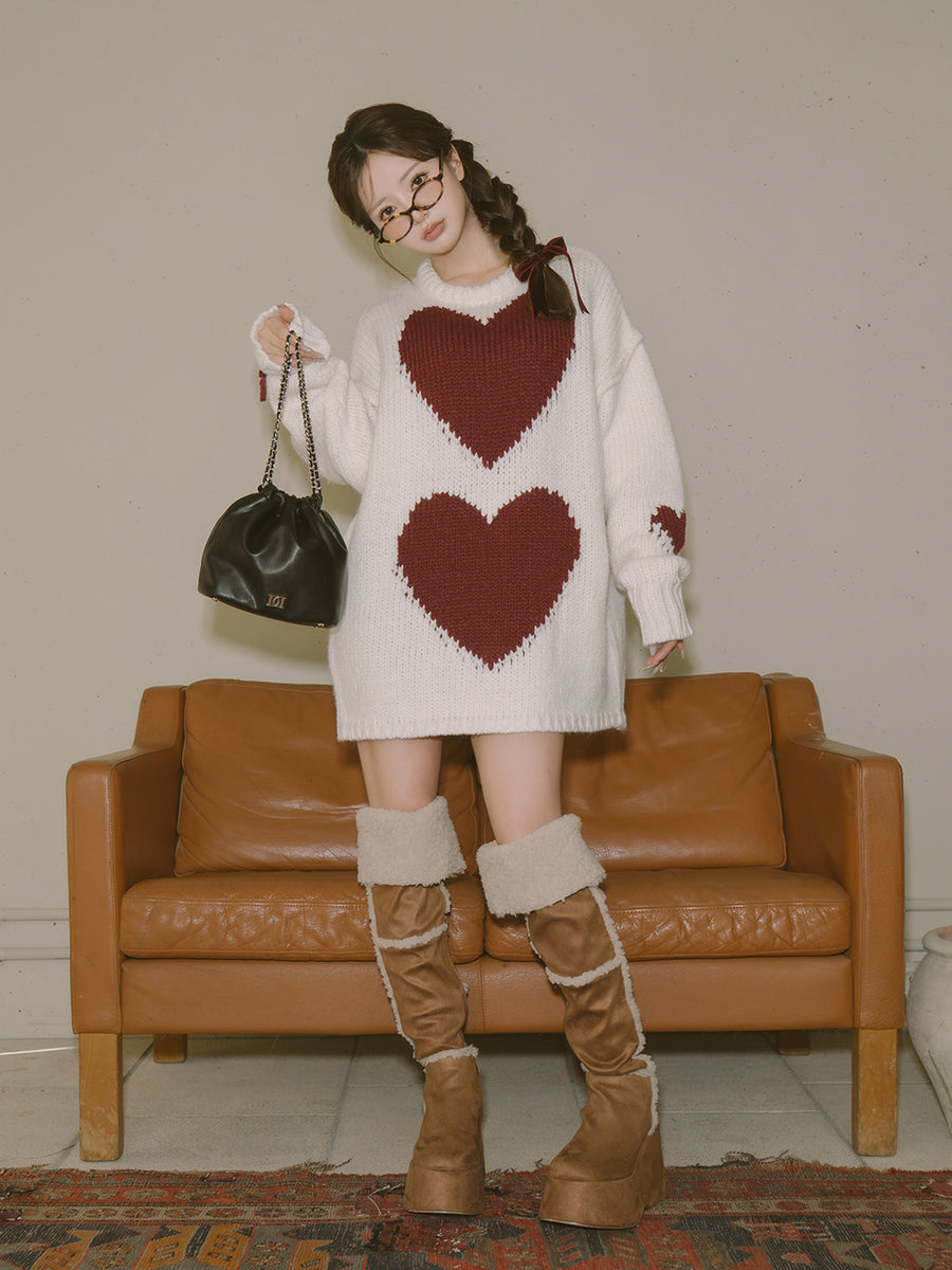 モデル：158cm（着用サイズ：FREE　着用カラー：IVO）