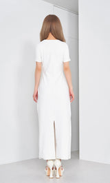 モデル：158cm（着用サイズ：FREE　着用カラー：WHT）