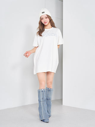 モデル：158cm（着用サイズ：FREE　着用カラー：WHT）