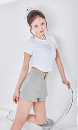 モデル：158cm（着用サイズ：FREE　着用カラー：WHT）