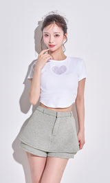 モデル：158cm（着用サイズ：S　着用カラー：GRY）