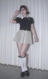 モデル：158cm（着用サイズ：FREE　着用カラー：GRY）
